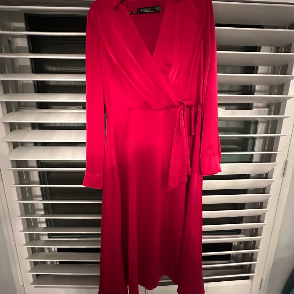 Ralph Lauren Vibrant Red Dress